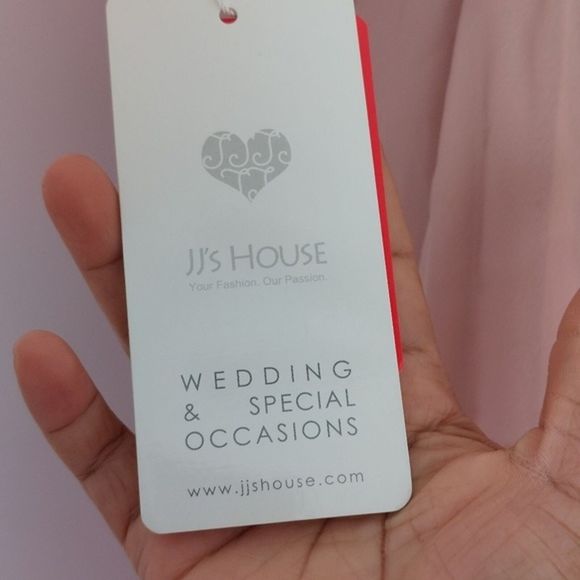* JJs House Dusty Rose Bridesmaid Party Dress Size 8 NWT - Picture 4 of 12